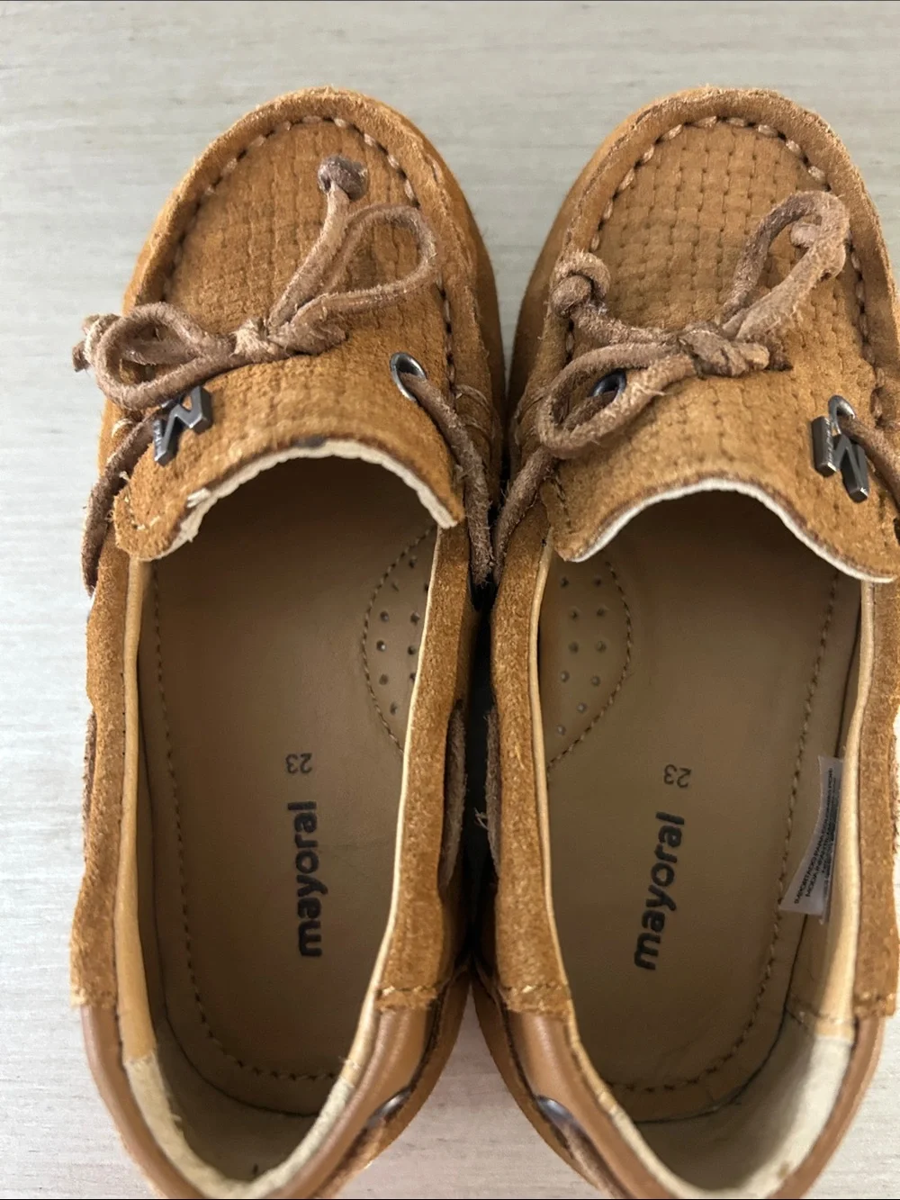 Mayoral Brown Suede Kids Loafers